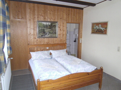 Doppelzimmer mit �berdachter Gartenterrasse