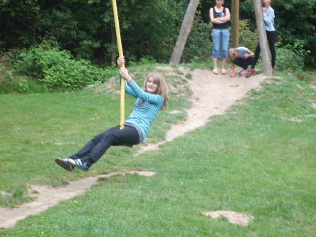 Seilbahn auf dem Findlingspark