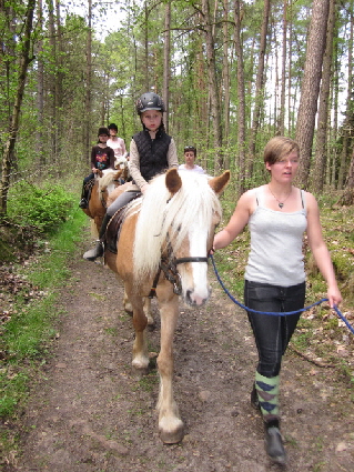 Gef�hrter Ausritt der Einsteigergruppe