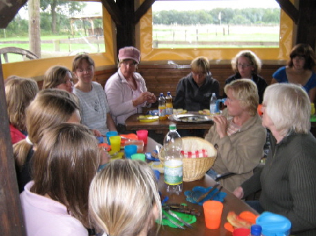 Gem�tlicher Grillabend in der Reiterh�tte am Reitplatz